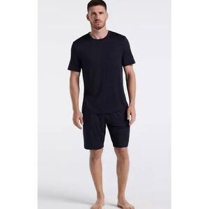 Perry Ellis Portfolio Men's Drawstring Pajama Shorts n Matching Shirt Set New M
